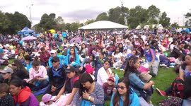 Mothers gather in Colombia to celebrate World Breastfeeding Week