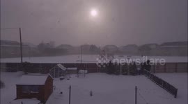 The Beast from the East, animation of over 2500 images of a Storm in HD