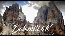 The Dolomites From The Sky - Stunning Mountain Footage In 6K