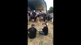 When the festival guilt hits you and you start doing crunches