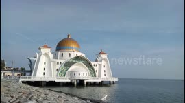 floating Mosque Melaka ; Masjid Selat Melaka
