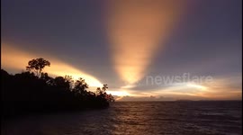 Beautiful Sky Seascape Sunset View
