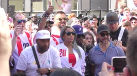 Celebrities attend the launch of Gumball 3000 rally in London