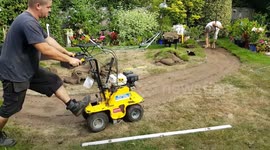 Dead Lawn in Northwest England being removed
