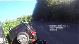 Driver nearly causes crash