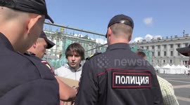 LGBTQ+ activists detained in St. Petersburg