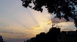 Sunset in London