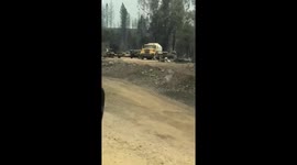 Fire devastation in Keswick