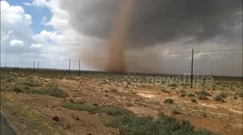 Tornado spotted 'for first time' in northern China desert