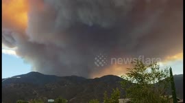 Rapidly moving Holy Fire creates apocalyptic scenes in Orange County