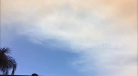 Trabuco Canyon Fire from Riverside, California