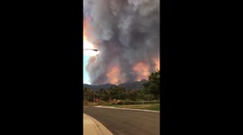 Holy Fire burns 1,200 acres in Orange County