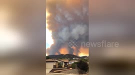 Orange County residents evacuated as fast-moving Holy Fire spreads