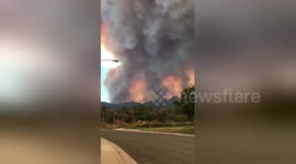 Holy Fire burns 1,200 acres in Orange County