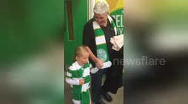 Young Celtic fan has priceless reaction to first-ever match