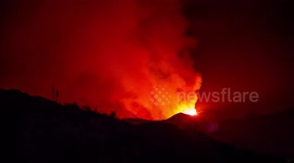 Holy Fire rages on Trabuco Canyon hill overnight