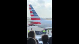 US body delivered in a Chicago ohare airport