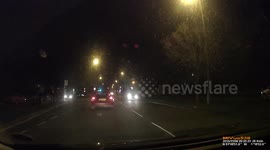 Impatient driver overtakes nearly causing head on collision