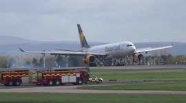 Thomas Cook A330-200 Emergency Landing Manchester