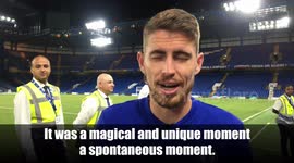 Jorginho explains incredible moment with mum after signing for Chelsea