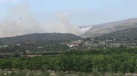 Helicopters battle wildfire in Spanish tourist hot spot