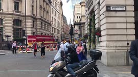 Bank station evacuation
