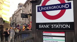 Bank station evacuation