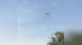 Newsflare Edit - Helicopter water pick up #HolyFire https://t.co/hBp3KXYTCJ