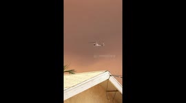 Helicopter fire drop