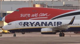 Ryanair strike stock footage - Sure we can