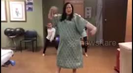 Baby momma labor dance