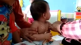 baby spa can make babies happy