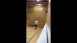 Crazy trick shot backflip