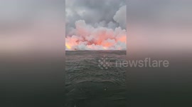 Newsflare Edit - Lava Boat Tour Kapoho Bay, Hawaii  2018