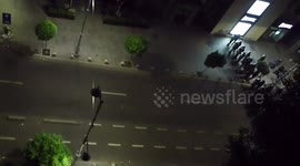 Riot cops advance on Protesters and fire tear gas