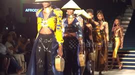Afrodite collection (Congo/UK) at the Catwalk of the Africa Fashion Week in London, 2018
