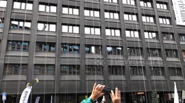 Nordic Viking Race starts by abseiling off a building
