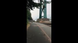 Biking along the Seawall