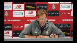 Liverpool v West Ham United Jurgen Klopp post-match press conference