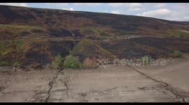 Drone footage of the Saddleworth Moor aftermath