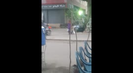 Wrench for houses collapsed in Egypt today