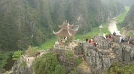 Vietnam - Ninh Bin temple Mua Caves
