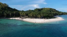Philipines - Coron drone shot deserted island