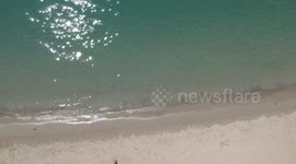 Philipines - El Nido beach drone shot footage