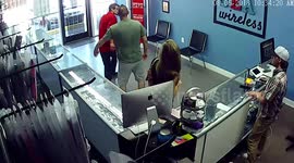 Angry boyfriend punches man in face for staring at his girlfriend's bottom