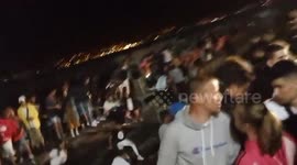 Chaotic scenes at Spanish music festival after hundreds injured in pier collapse