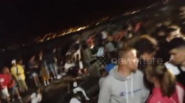 Chaotic scenes at Spanish music festival after hundreds injured in pier collapse