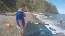 Chute sur la tète après un dèboitement de L'èpaule (algerie)