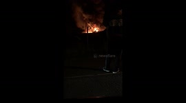 Fire in rochdale