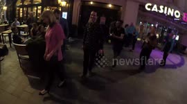 Hannah Tointon and Joe Thomas Depart The Film Premiere Of The Festival Via The Backdoor Of The Cinema To Avoid All the Fans
